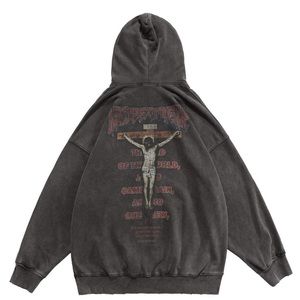 Jesus Print Hoodie